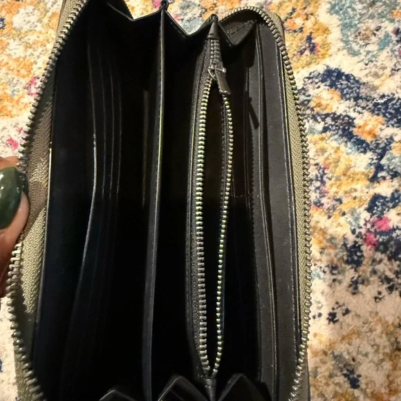 Coach Olive Leather Wristlet Wallet - Picture 3 of 5